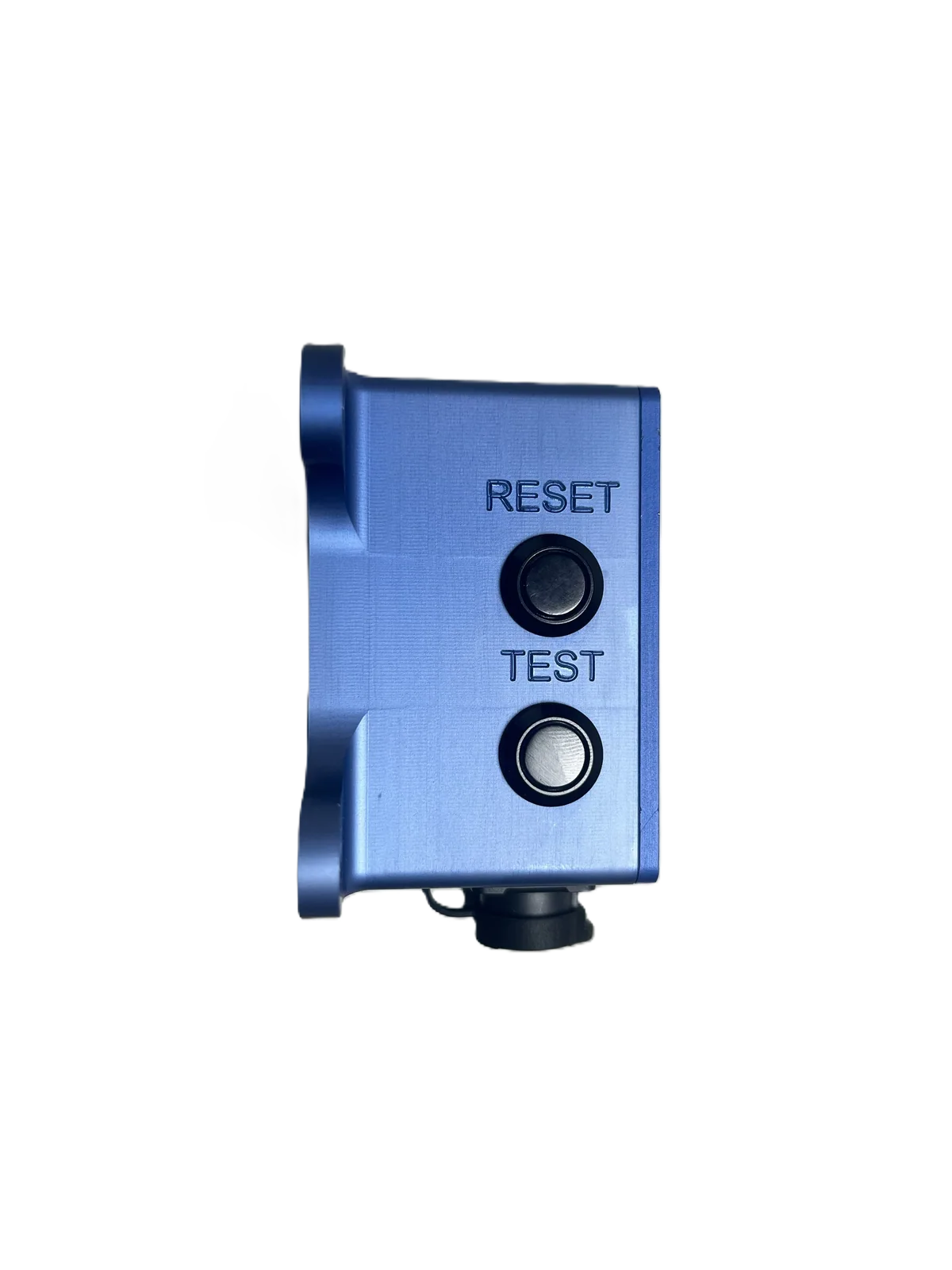 Boutons RESET et TEST du module de purge WOFv1
